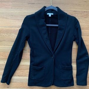 James Perse knit blazer black